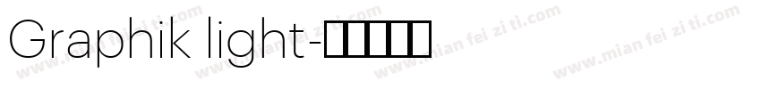 Graphik light字体转换